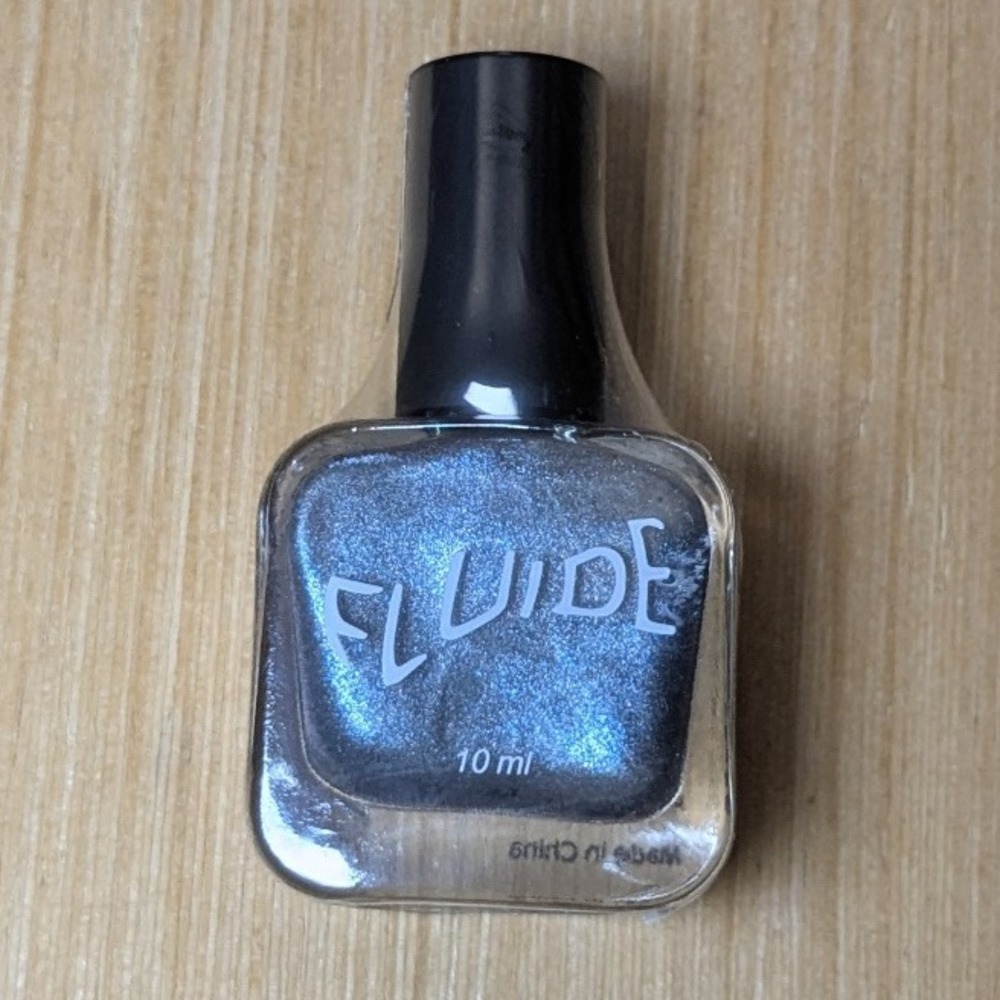 Fluide Nail Polish Strut 10ml Silver Metallic 7-Free Vegan‎ Cruelty Free